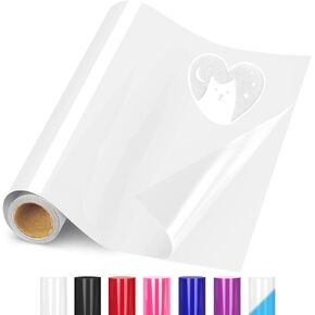 Lzerking Puff Vinyl Heat Transfer, 10in x 6ft 3D Black Puff HTV Vinyl for Bags, T-Shirts, Gift Compatible with Siser, Cricut Cutting Machines
