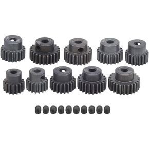 RC Pinion Gear 48p, 16T 25T 10Pcs Model Car Motor Gear Pinion RC Motor Gear Gears 4 6HP Outboard 6BX 24360 104 wer Plant & Driveline Systems 48P Pinion Gear Set