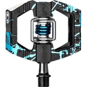 Crankbrothers Mallet E Mountain Bike Pedals - Splatter Collection - MTB Enduro Optimized Platform - Clip-in System Pair of Bicycle Mountain Bike Pedals (Cleats Included) in Kuwait