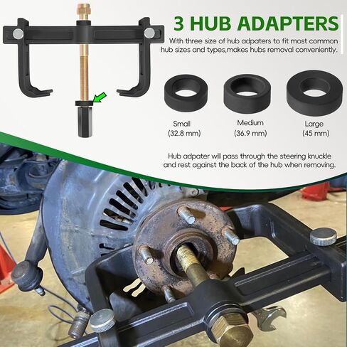Sunluway 25106 Brake Drum and Rotor Puller, Wheel Hub Removal Tool Fits Most Hub Sizes, Brake Drum Tool, Hub Puller, Use with Impact Wrench in Saudi Arabia