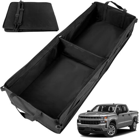 sportuli Truck Under Seat Storage Bag Replace for Ford F150 and Dodge Ram 1500, 600D Oxford Cloth Truck Tool Box Organizer with Detachable Dividers and Handle for All CrewCab Trucks in Saudi Arabia