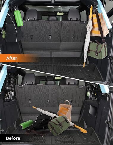 خطاف حقيبة بقالة من الألومنيوم من QMPARTS متوافق مع برونكو 2021-2023 ذو 4 أبواب، خطاف صندوق السيارة لملحقات برونكو الداخلية in Kuwait