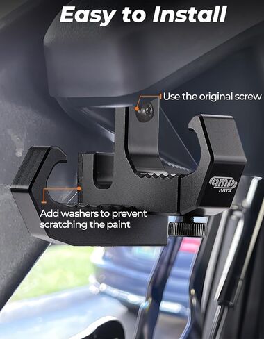 خطاف حقيبة بقالة من الألومنيوم من QMPARTS متوافق مع برونكو 2021-2023 ذو 4 أبواب، خطاف صندوق السيارة لملحقات برونكو الداخلية in Kuwait