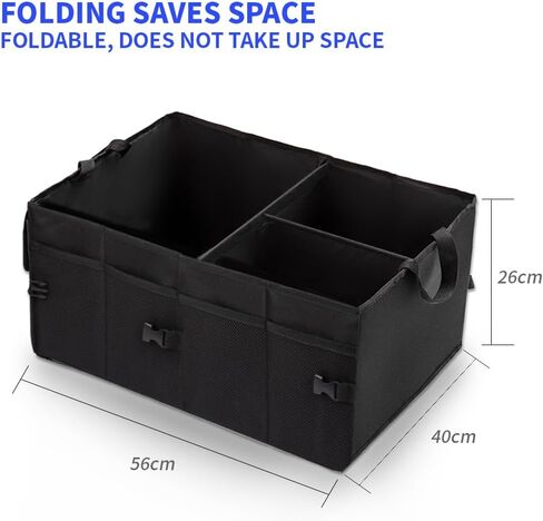 منظم تخزين صندوق السيارة من إيستبوندو، منظم صندوق السيارة متعدد الوظائف قابل للطي لسيارات الدفع الرباعي والشاحنات والشاحنات الصغيرة، صندوق تخزين السيارة ذو السعة الكبيرة، منظم البقالة in Kuwait