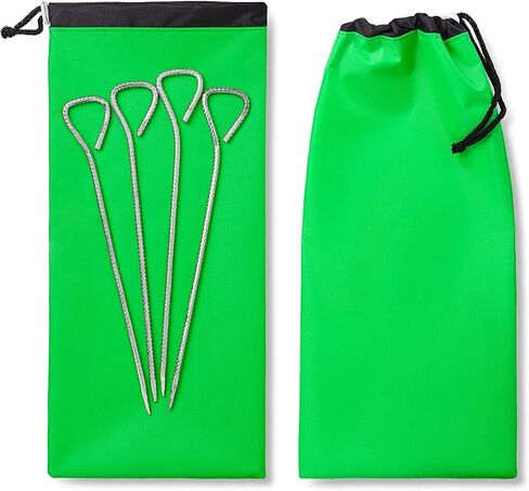 Bag Camping Tent Stakes Heavy Duty Lime Nylon Sack Waterproof Pocket Ditty Camp Accesorries Storage Peg Bag in Saudi Arabia