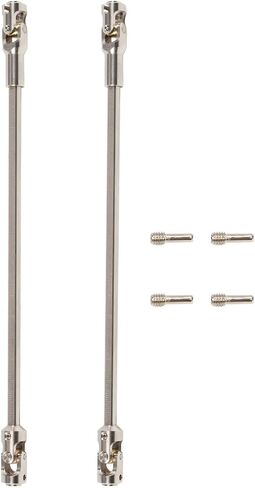 SCX10 Drive Shaft 2PCS SCX10 Driveshaft Stainless Steel Rear Front Driver Shaft 68-229mm Cut to Length for 1/10 RC Crawler LCG Rig Sportsy Scalers GSPEED Capra SCX10 Pro Element DIY SCX10 (Black) in Saudi Arabia
