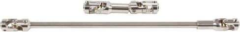 SCX10 Drive Shaft 2PCS SCX10 Driveshaft Stainless Steel Rear Front Driver Shaft 68-229mm Cut to Length for 1/10 RC Crawler LCG Rig Sportsy Scalers GSPEED Capra SCX10 Pro Element DIY SCX10 (Black) in Saudi Arabia