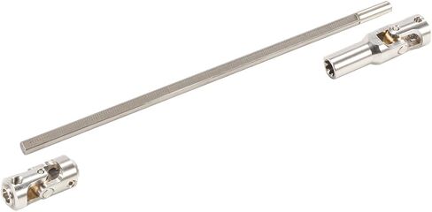 SCX10 Drive Shaft 2PCS SCX10 Driveshaft Stainless Steel Rear Front Driver Shaft 68-229mm Cut to Length for 1/10 RC Crawler LCG Rig Sportsy Scalers GSPEED Capra SCX10 Pro Element DIY SCX10 (Black) in Saudi Arabia