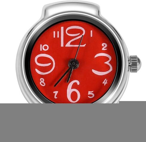 Ring Watch 8 Color Fashionable Women's Men's Quartz Analog Round Ring Love Watch Unique Shape, Convenient to Wear, Suitable for Different Occasions(BLUE) in Saudi Arabia