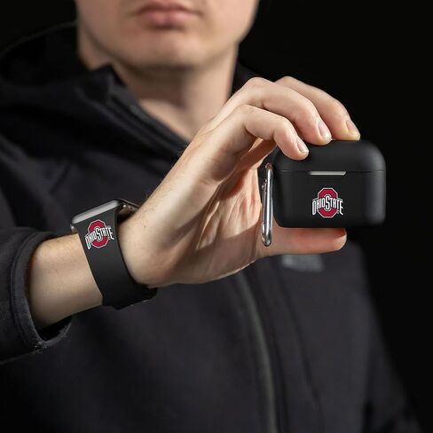 Affinity Bands The Ohio State Buckeyes Silicone Band Combo Compatible with Apple Watch and AirPods Pro (42/44/45mm) in Saudi Arabia