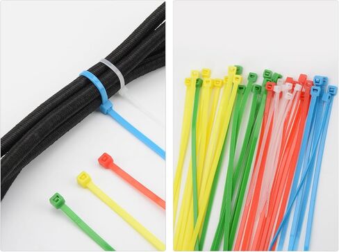 XSTRAP STANDARD Black Zip Ties 18 inch (100 Pack), 50lb Tensile Strength, UV Resistant Cable Ties, Extra Long Self-Locking Zip Tie Wraps for indoor and outdoor use in Saudi Arabia