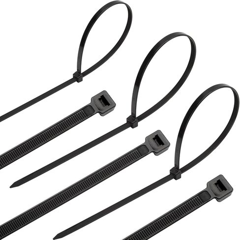 XSTRAP STANDARD ربطات عنق بسحاب ملونة بأحجام متنوعة 800 حزمة 4+6+8+10+12 بوصة، ربطات كابل من النايلون الخفيف بوزن 40 رطل، لفافات ربط بسحاب ذاتية القفل مثالية للمنزل والحديقة والمكتب وورشة العمل in Kuwait