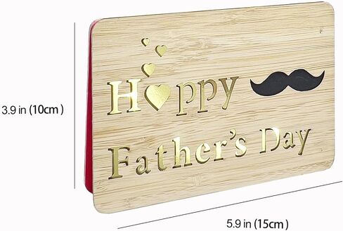 | Valentines Day Card | Handmade Bamboo Love Cards | Anniversary Cards for Wife, Husband, Girlfriend,Boyfriend | Valentines Gifts for Her, Him | 3D Rose in Saudi Arabia