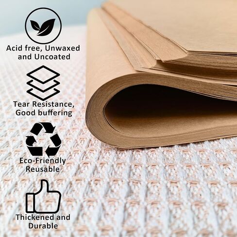Noafocks Brown Wrapping Paper Sheets Kraft Paper for Gift Wrapping Packing,Moving, Art & Craft,100% Recycled Craft Paper Sheet Brown Paper for Bulletin Board Poster Packing Paper(27" x 15",100 sheet) in Saudi Arabia