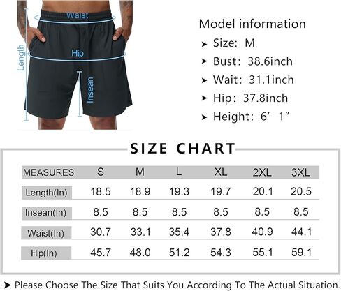 شورت الجري الرجالي من THE GYM PEOPLE خفيف الوزن وسريع الجفاف مع جيوب بسحاب برباط in Kuwait