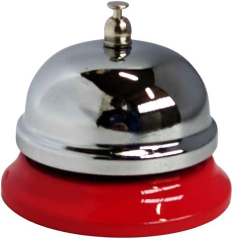 U.S. Toy Table Bell, Red/Silver (1905020) in Saudi Arabia