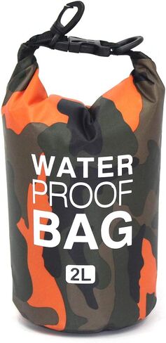 Loovit Waterproof Dry Bag 2L/5L/10L/15L/20L/30L, Roll Top Sack Keeps Gear Dry for Kayaking, Rafting, Boating, Swimming, Camping, Hiking, Beach, Fishing with Free Waterproof Phone Case in Saudi Arabia