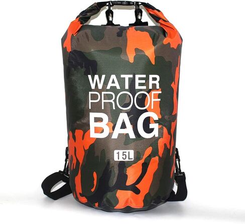 Loovit Waterproof Dry Bag 2L/5L/10L/15L/20L/30L, Roll Top Sack Keeps Gear Dry for Kayaking, Rafting, Boating, Swimming, Camping, Hiking, Beach, Fishing with Free Waterproof Phone Case in Saudi Arabia