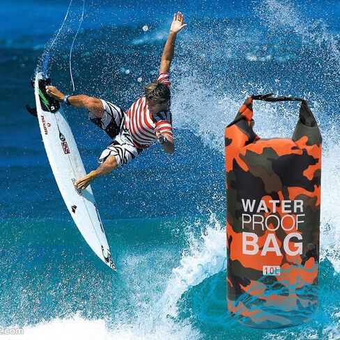 Loovit Waterproof Dry Bag 2L/5L/10L/15L/20L/30L, Roll Top Sack Keeps Gear Dry for Kayaking, Rafting, Boating, Swimming, Camping, Hiking, Beach, Fishing with Free Waterproof Phone Case in Saudi Arabia