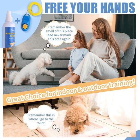 LARICEO Not Here Pet Spray - Prevent Unwanted Marking - Safe and Easy to Use - Indoor and Outdoor Training Aid -Pee Safe Dog Spray- 8oz Spray in Kuwait