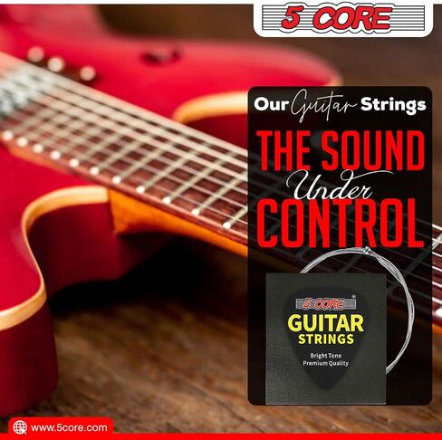 5 Core 3 Packs Guitar strings 6 Nickel Acoustic Electric Guitar Strings, guitar & bass accessories, Light, Gauge 0.09-0.042 Nickel Wound Shield Package Corrosion-Free GS El 3 SET in Saudi Arabia