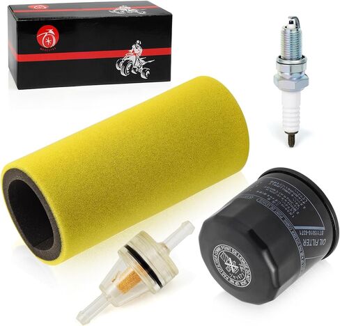 Air Filter Foam & Oil Filter & Spark Plug For Yamaha Rhino 450 YXR450 2006-2009 Rhino 660 YXR660 2004-2007 Foam Filter Is Pre-oiled in Saudi Arabia