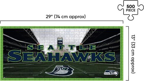 FOCO NFL Unisex-Adult 500 Piece Stadiumscape Jigsaw Puzzle PZLZ Set in Saudi Arabia
