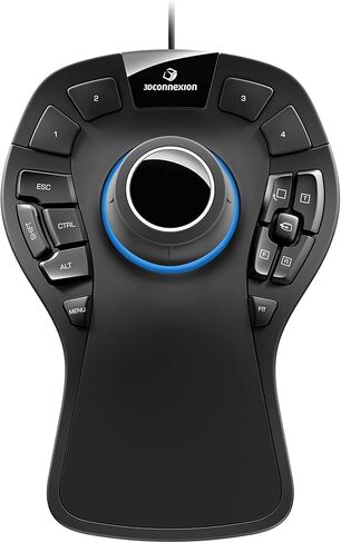 3DConnexion 3DX-700040 SpaceMouse Pro 3D Mouse Keyboard Pro مع Numpad، الولايات المتحدة (QWERTY) in Kuwait