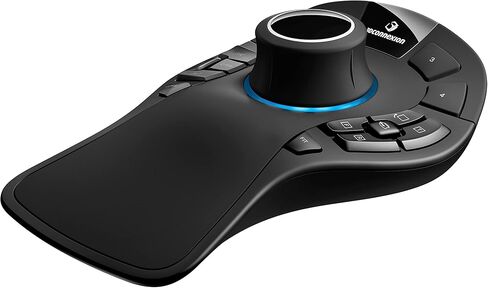 3DConnexion 3DX-700040 SpaceMouse Pro 3D Mouse Keyboard Pro مع Numpad، الولايات المتحدة (QWERTY) in Kuwait