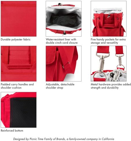 NHL Carolina Hurricanes Activo Tote Cooler Bag - Soft Cooler Bag - Picnic Tote in Saudi Arabia