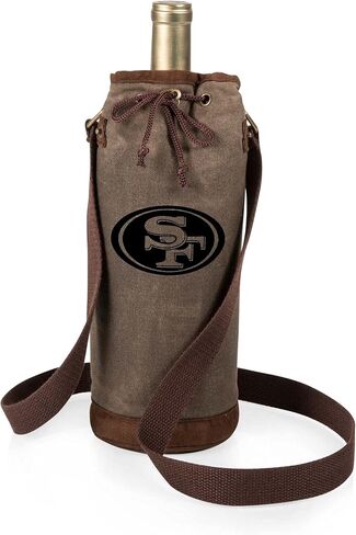 PICNIC TIME NFL Waxed Canvas Wine Tote in Saudi Arabia