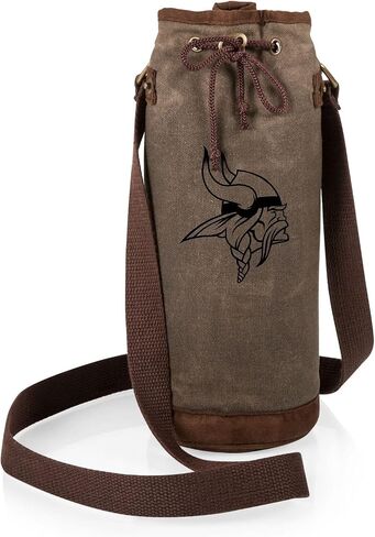 PICNIC TIME NFL Waxed Canvas Wine Tote in Saudi Arabia
