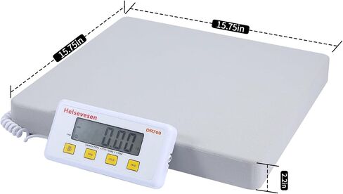 Helsevesen Large Platform Bariatric Scale, 17.75 in/40 cm -700 lb Capacity, Professional Physician Scale W/Remote Display, Wrestling Scale, Fitness & Athletic Scales in Saudi Arabia