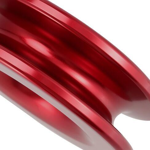 JEUIHAU 2 Pack Winch Snatch Recovery Ring، حلقة استرداد حمراء من الألومنيوم بوزن 41000 رطل لاستعادة شاحنة ATV UTV SUV، مناسبة للتكبل الناعم مع حبال ونش 3/8 بوصة أو 1/2 بوصة in Kuwait