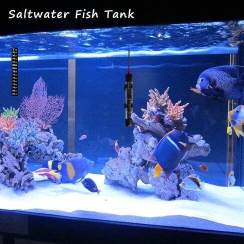 DOMICA 50W Aquarium Heater, Submersible Heater for Small Fish Tank with Free Thermometer Sticker in Kuwait