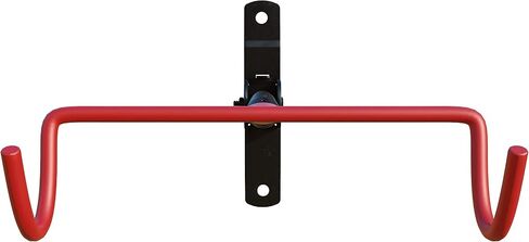 NOA Bike Wall Mount Bike Hanger | Foldable Horizontal Bicycle Rack for for All Kinds of Bicycles, Mountain Bikes, Folding Bikes, Road Bikes and Beach Bikes - Red in Saudi Arabia