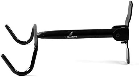 NOA دراجة جدار جبل شماعات الدراجة | حامل دراجة أفقي قابل للطي لجميع أنواع الدراجات والدراجات الجبلية والدراجات القابلة للطي ودراجات الطرق ودراجات الشاطئ - أحمر in Kuwait