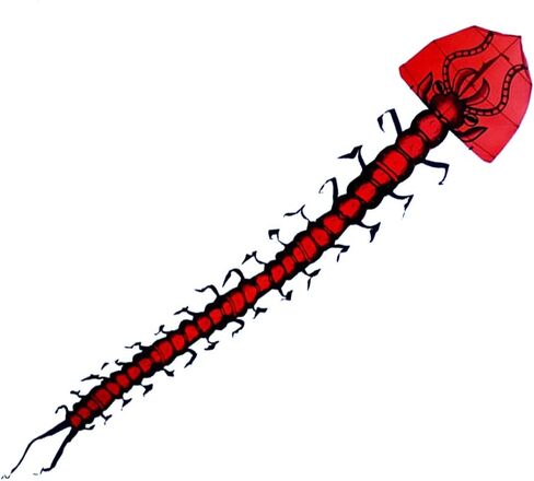 Besra 275inch Huge Centipede Monster Kite 7m Dragon Kite with Long Tail Outdoor Fun Sports with Flying Tools in Kuwait