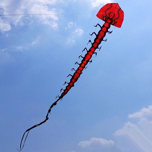 Besra 275inch Huge Centipede Monster Kite 7m Dragon Kite with Long Tail Outdoor Fun Sports with Flying Tools in Kuwait