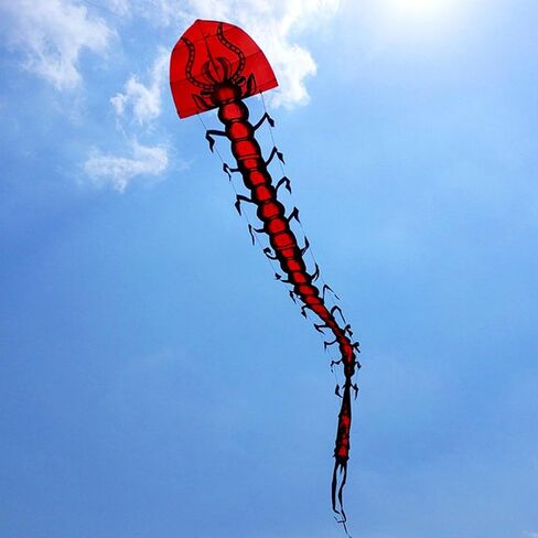 Besra 275inch Huge Centipede Monster Kite 7m Dragon Kite with Long Tail Outdoor Fun Sports with Flying Tools in Kuwait
