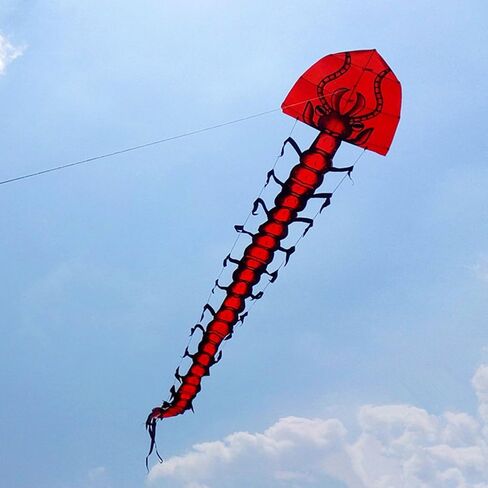 Besra 275inch Huge Centipede Monster Kite 7m Dragon Kite with Long Tail Outdoor Fun Sports with Flying Tools in Kuwait