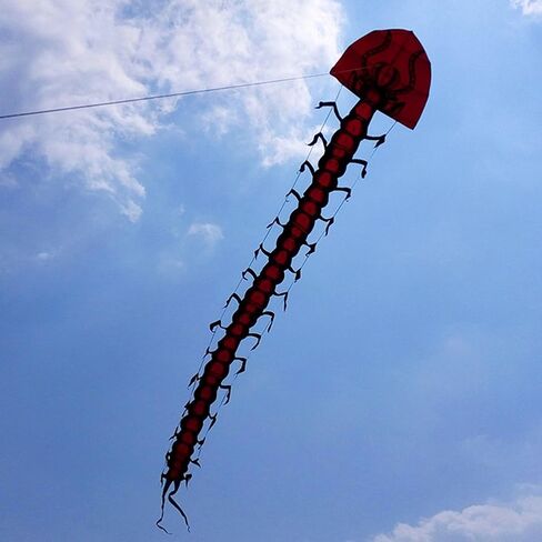 Besra 275inch Huge Centipede Monster Kite 7m Dragon Kite with Long Tail Outdoor Fun Sports with Flying Tools in Kuwait