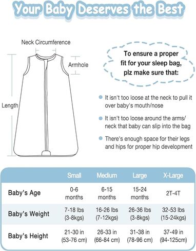 كيس نوم للأطفال الصغار من TOTBASIC، 0.5 TOG، كيس نوم للأطفال بطانية يمكن ارتداؤها 2t-4t مع سحاب آمن في اتجاهين، أكياس نوم فائقة النعومة لجميع المواسم، Brownie Buddies، عبوتان in Kuwait