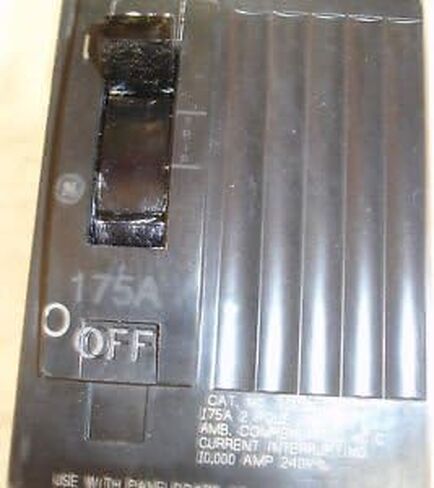 جنرال إلكتريك TQD22175WL TQD22175 2 القطب 175 أمبير GE قاطع الدائرة الرئيسي in Saudi Arabia
