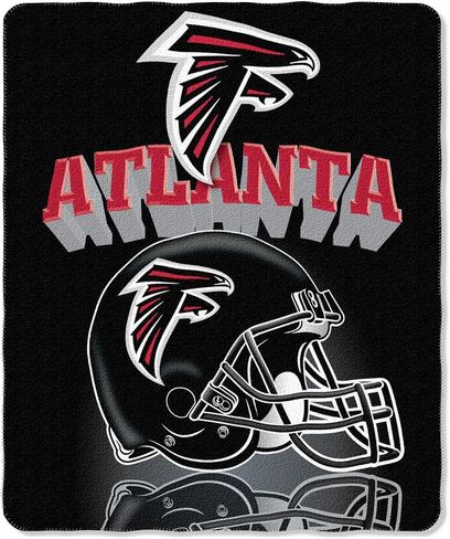 NFL Atlanta Falcons Gridiron Fleece Throw, 50-inches x 60-inches in Saudi Arabia