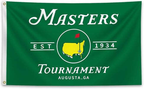 Masters Flag Golf Banner Flag 3x5 Feet Banner Funny Poster Durable Cool Tapestry Man Cave Wall Decor With Brass Grommets For College Dorm Room Decoration,Bedroom,Outdoor,Parties,Gift,Indoor,Ceiling,Garden,Garage,Home,House. in Saudi Arabia