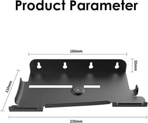 yoxxzus PS5 Slim Wall Mount for Digital/Disc Edition with 2 Controller Hooks in Saudi Arabia