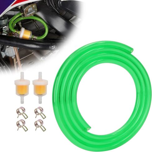 MTATCN خط الوقود خرطوم عدة أنابيب النفط الغاز أنبوب البنزين مرشح الوقود خط مقاطع لGY6 50cc SSR TaoTao الغاز الذهاب كارت الدراجة الترابية ATV الدراجة سكوتر الغاز قطع غيار الدراجات النارية-الأزرق in Kuwait