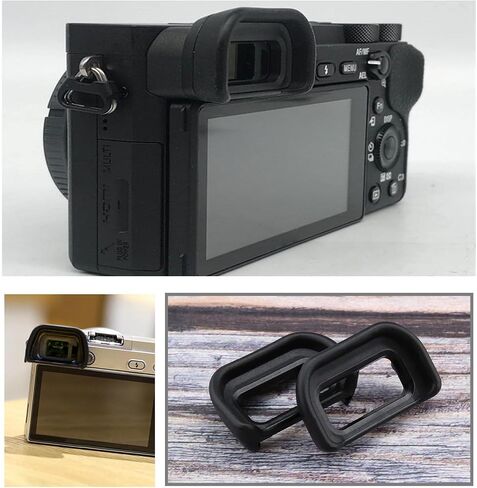 eMagTech 2PCS FDA-EP17 Eyecup Eyecup Eyefinder Eye Cup متوافق مع Sony Alpha A6500 A6400 Camera Viewfinder Protector ملحقات الكاميرا الرقمية in Saudi Arabia