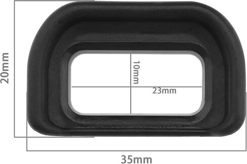 eMagTech 2PCS FDA-EP17 Eyecup Eyecup Eyefinder Eye Cup متوافق مع Sony Alpha A6500 A6400 Camera Viewfinder Protector ملحقات الكاميرا الرقمية in Saudi Arabia